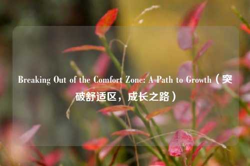Breaking Out of the Comfort Zone: A Path to Growth（突破舒适区，成长之路）