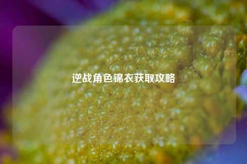 逆战角色锦衣获取攻略