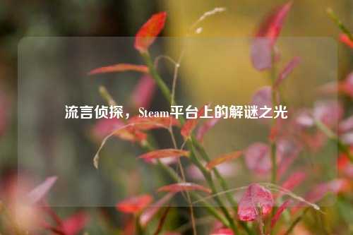流言侦探,Steam平台上的解谜之光
