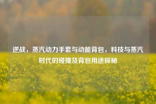 逆战，蒸汽动力手套与动能背包，科技与蒸汽时代的碰撞及背包用途探秘