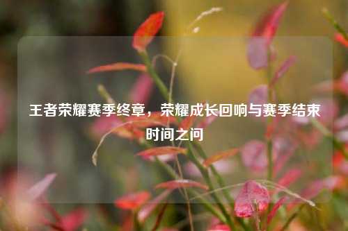王者荣耀赛季终章，荣耀成长回响与赛季结束时间之问
