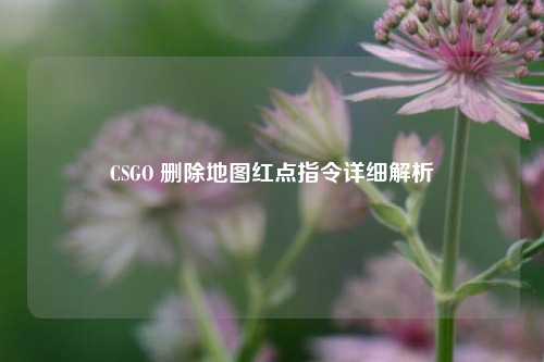 CSGO 删除地图红点指令详细解析