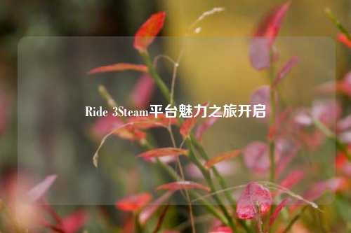 Ride 3Steam平台魅力之旅开启