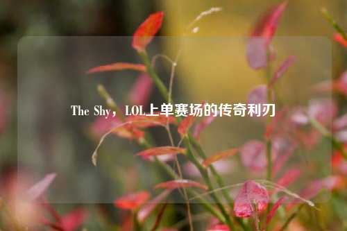 The Shy，LOL上单赛场的传奇利刃