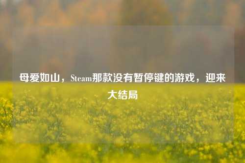 母爱如山，Steam那款没有暂停键的游戏，迎来大结局